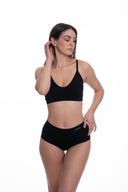 Sportlicher nahtloser BH mit variablen Trägern