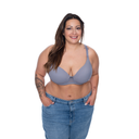 BH aus Mikrofaser mit leichter Spitze für große Cups