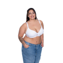 BH aus Mikrofaser mit leichter Spitze für große Cups