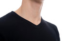T-Shirt mit Rundhalsausschnitt und kurzen Ärmeln mit Bündchen aus Baumwolle