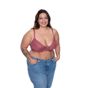 Klassischer BH aus Mikrofaser für große Cups
