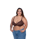 BH aus Mikrofaser mit leichter Spitze für große Cups