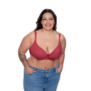 BH aus Mikrofaser mit leichter Spitze für große Cups