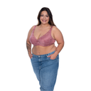 Modischer BH aus Mikrofaser mit schöner Spitze für große Cups