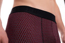 Boxershorts aus Baumwolle – Bordeaux Print