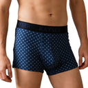 Boxershorts aus Baumwolle – Blauer Print