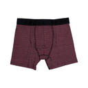 Boxershorts aus Baumwolle – Bordeaux Print